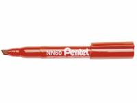 Marker Pentel NN60 rød skrå 4-6mm recycled