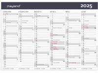 Kontorkalender Moderne A5 2025