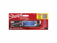 Paintmarker Sharpie Creative kuglespids acrylic 2pk sort & hvid