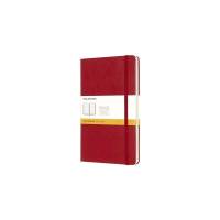 Notesbog MOLESKINE Classic hard linieret Large rød