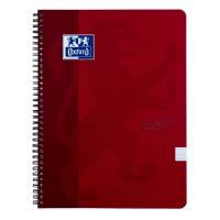 Notesbog Oxford TOUCH A4+ rød linieret 90g