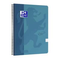 Notesbog Oxford TOUCH A4+ turkis kvadreret 90g