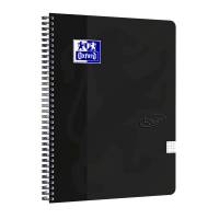 Notesbog Oxford TOUCH A4+ sort kvadreret 90g