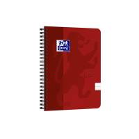 Notesbog Oxford TOUCH A5+ rød linieret 90g