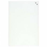 Glastavle Naga magnetisk hvid 400x600mm