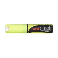 Chalkmarker Uni-ball PWE-5M fluo gul stregbr. 1,8-2,5mm