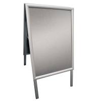 Gadeskilt TWIN Light Standard B2 50x70cm alu