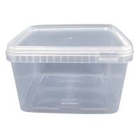 Condibøtte u/låg 3000ml 195x195x112mm klar 60stk/pak