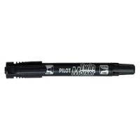 Marker TWIN Pilot BG sort 0,3/0,5mm permanent