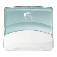 Tork W4 Top-pak dispenser aftørringspapir hvid/turkis 654000