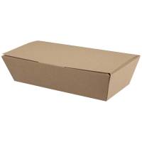Pommes fritesbakke pap medium 250x125x60mm 150stk/pak