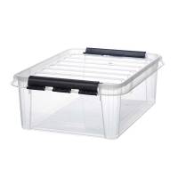 Plastkasse SmartStore Classic 24 24l m/låg 50x39x18cm