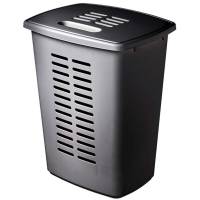 Tøjkurv grå 60l