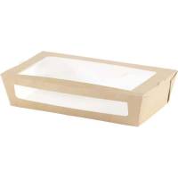 Salatbox PLA m/vindue 200x120x45mm 250stk/pak