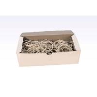 Gummibånd 180x10mm hvid ca. 100stk 500g/pak