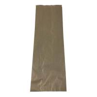 Grovbrødspose lang brun 160/80x460mm 500stk/pk 40g