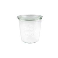 Sylteglas Weck incl låg (742) 580ml Ø10x10,7cm 6stk/pak