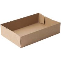 Margarinekasse brun/brun 2mm 510x350x120mm 25stk/pak