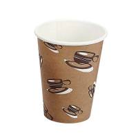 Kaffebæger 12oz 34cl  Hot Cup Single Wall pap 1000stk/kar