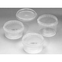 Plastbøtte + låg handy-lock PP Ø95x43mm 180ml 95-180 486sæt/kar