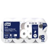 Toiletpapir Tork Premium T4 3-lag Extra Soft 29,5m 72rul/kar
