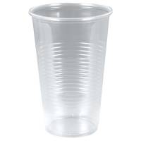 Plastikglas blød 50cl PP (øl) 50stk/ps (målestreg 0,5)