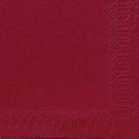 Servietter Duni 3-lags bordeaux 33cm 1000stk/kar