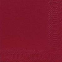Servietter Duni 3-lags bordeaux 40cm 1000stk/kar