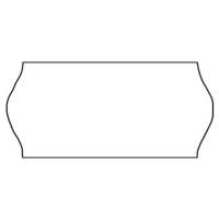 Etiket Meto 26x12mm hvid frostlim 5 1500stk/rul
