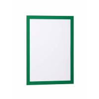 Skilt DURAFRAME® selvklæbende A4 m/grøn ramme 2stk/pak