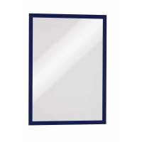 Skilt DURAFRAME® selvklæbende A3 m/blå ramme 2stk/pak