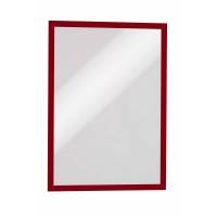 Skilt DURAFRAME® MAGNETIC A3 m/rød ramme 5stk/pak