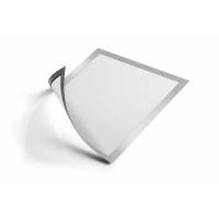 Skilt DURAFRAME® MAGNETIC A4 m/sølv ramme 5stk/pak