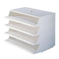 Brevbakker Twin Panorama hvid 2100-2 4bakker/stk
