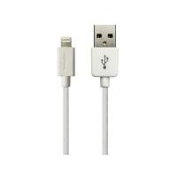 Kabel iPad/iPhone Sandberg hvid 1m Lightning kabel