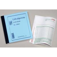 Udvalgsnota 2064 148x200 mm 50bl m/kopi