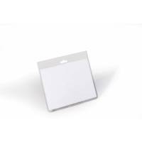 ID-kort-holder u/clip 60x90mm 20stk/pak transparant