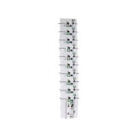 Brochureholder TWIN Agenda A4 10 fag t/væg B232xD75xH1152mm
