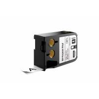 Labeltape DYMO XTL 24mmx7m sort på hvid vinyl universal