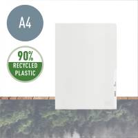 Plastomslag Leitz Recycle A4 140my m/præg 100stk/pak