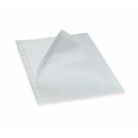 Plastlomme Bantex A4 0,12mm åben top/ven. præg 100stk/pak