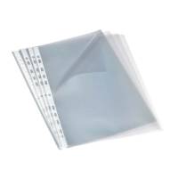 Plastlommer A4 åben top/ venstre side 0,09mm 100stk/pak