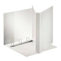 Hobbymappe Esselte Maxi hvid 25mm 4-rings D-mek. 55292