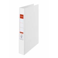 Ringbind Esselte PP hvid A4 25mm 4-rings O-mekanisme