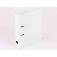 Brevordner Q-Line hvid A4 metalskinne 50mm ryg