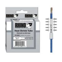 Labeltape DYMO Rhino 6mmx1,5m hvid krympeflex