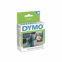 Labeltape DYMO universal 25x25mm aftagelig 750stk/rul