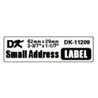 Label Brother hvid DK11209 29x62mm adresse 800stk/rul