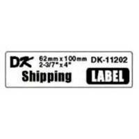 Label Brother hvid DK11202 62x100mm shipping 300stk/rul