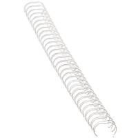Spiralrygge Fellowes 3:1 wire 12mm hvid A4 100stk/pak
